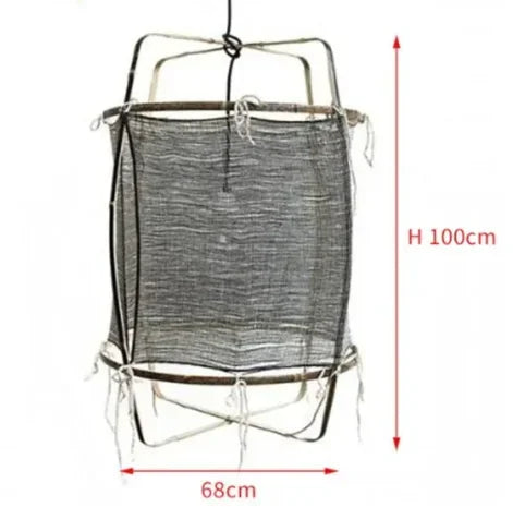 Ay illuminate Pendant Lamp Japanese Fabric Lantern Chandelier Wabi Sabi Style Living Dining Room Restaurant Hanging Lighting