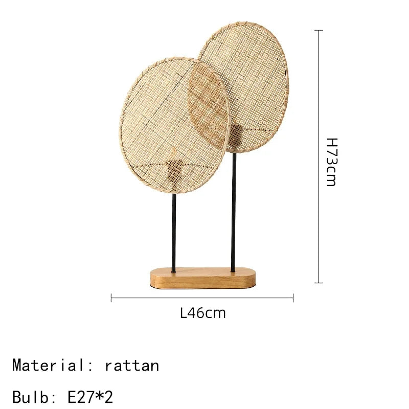 Handmade Wicker floor lamp Southeast Asian Style Emmanuel Gallina lamp For Office Standing Lighting E27 living room sofas Light