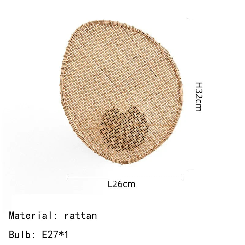 Handmade Wicker floor lamp Southeast Asian Style Emmanuel Gallina lamp For Office Standing Lighting E27 living room sofas Light